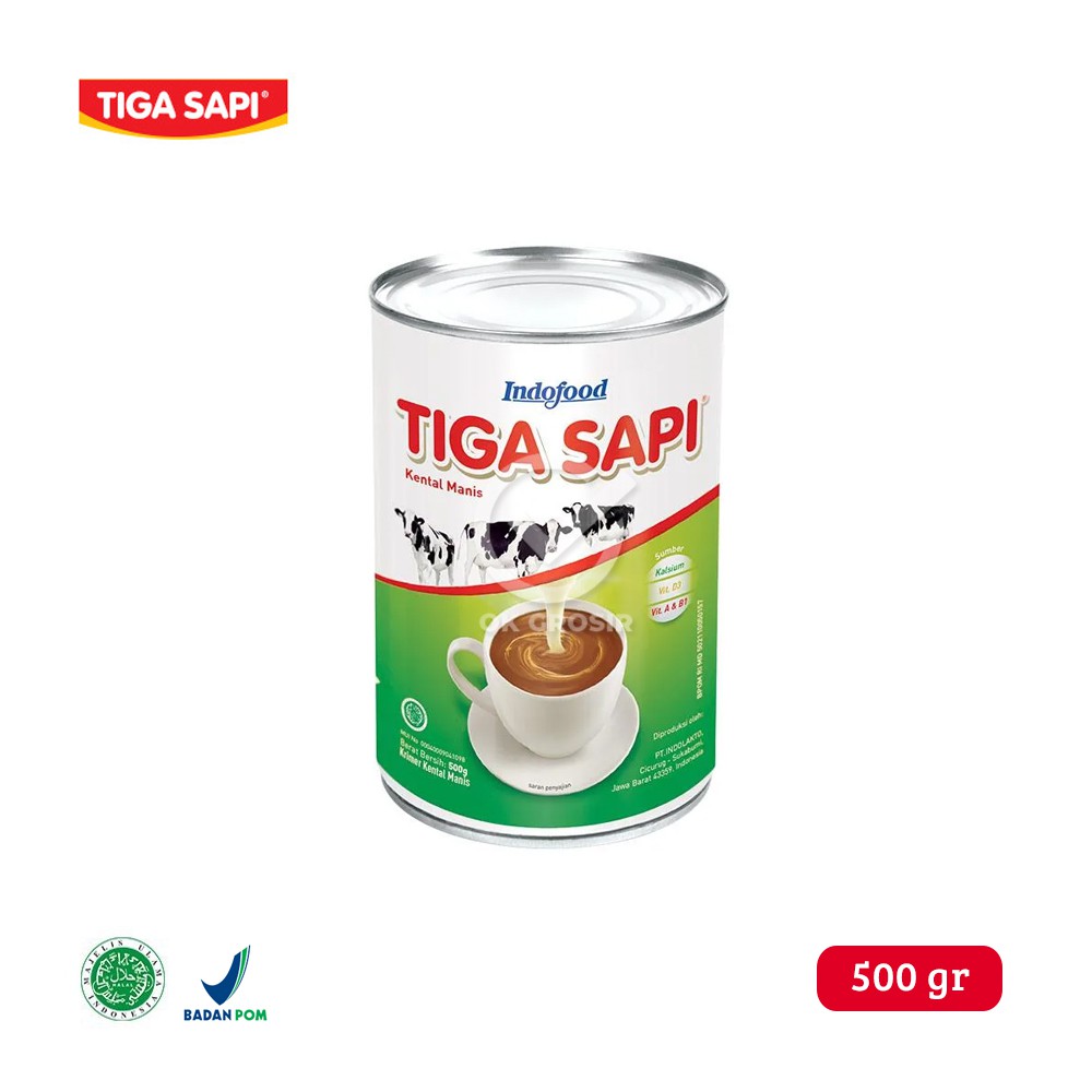 

Tiga Sapi Krimer Kental Manis (Kaleng 490 gr)