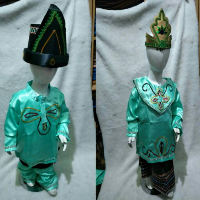 BAJU ANAK ADAT ACEH SET LENGKAP CEWEK COWOK MURAH KOSTUM TRADISIONAL PAKAIAN BANDA ACEH