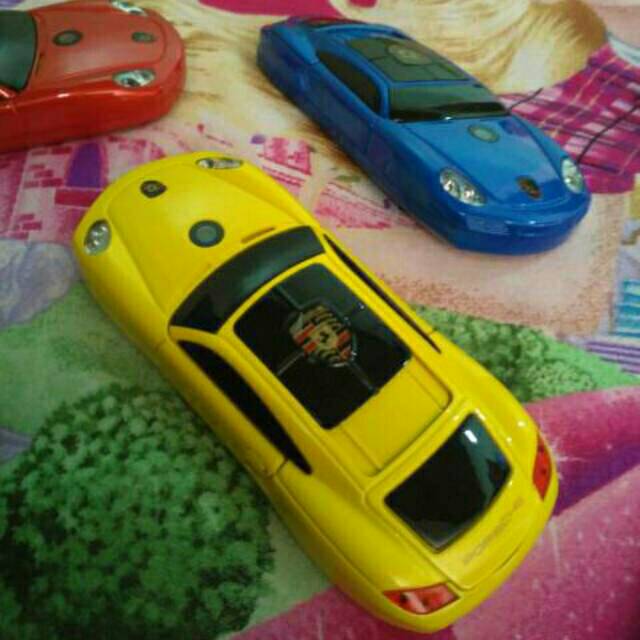 hp fashion unik langka bentuk mobil porsche newmind Y918 /handphone kolektor