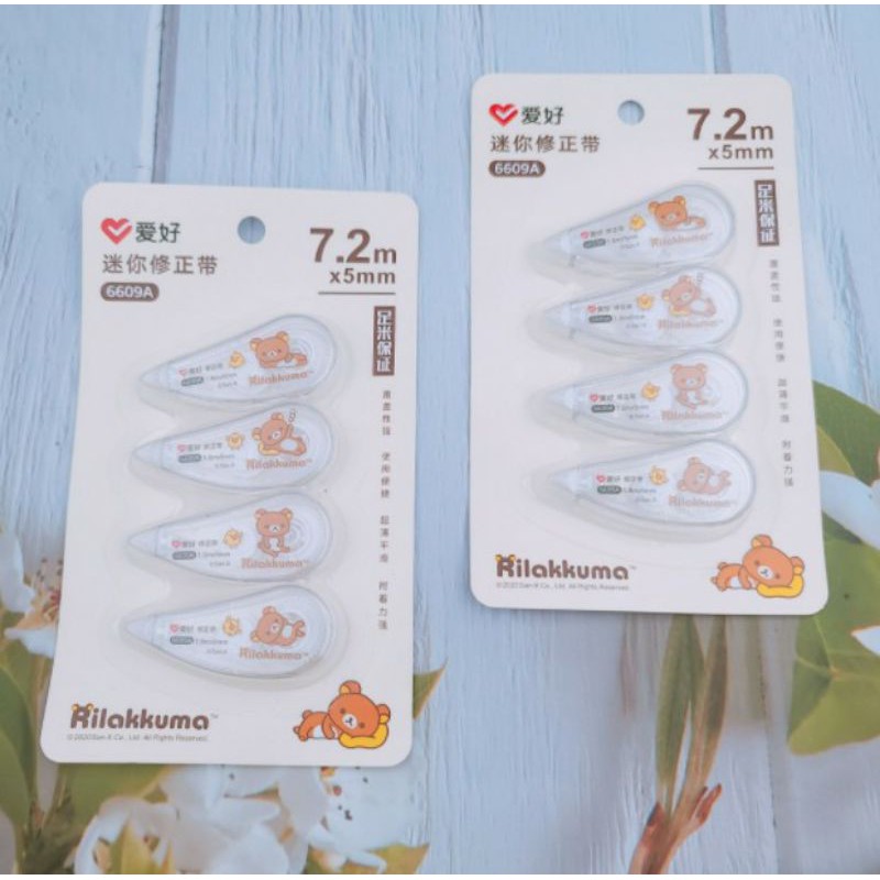 

correction tape rilakkuma/ correction pen murah/ correction pen lucu/ correction pen unik/