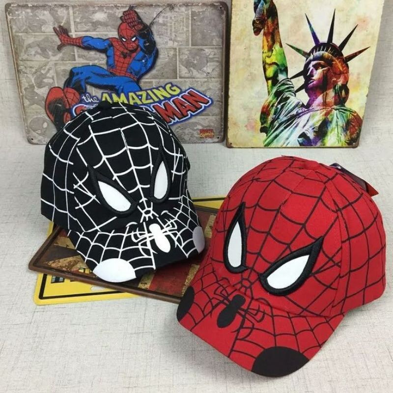 Topi  Anak Baseball Spiderman 2-9 tahun Laki-Laki Cowok Bordir