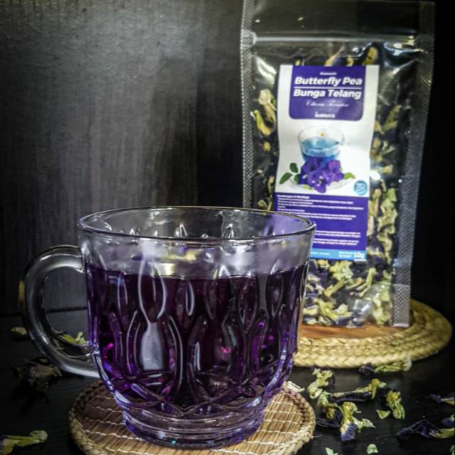 

Teh Bunga Telang Kering Premium 10 Gram, 100% Organik, Herbal, Sehat dan Murah