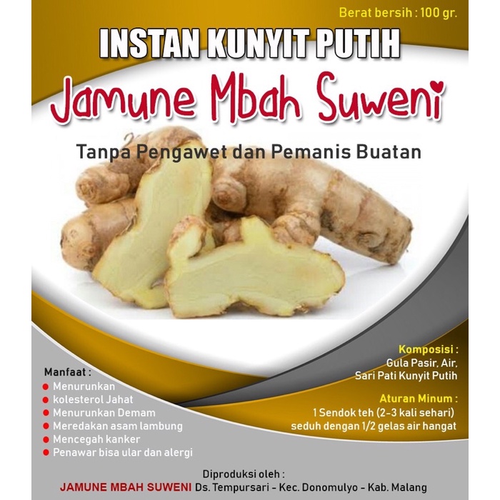 

Instan Kunyit Putih