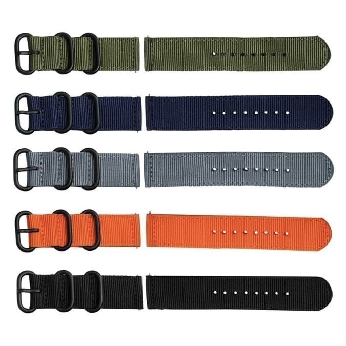 Tali Jam 20mm Watch Strap Xiaomi Mibro Color (Kotak) - Nylon Stitching 3 Buckle