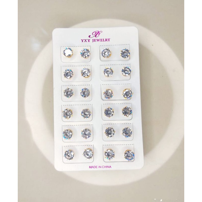 ANTING TUSUK DEWASA/ANTING PERMATA/ANTING JARUM PERMATA/ANTING GOLD