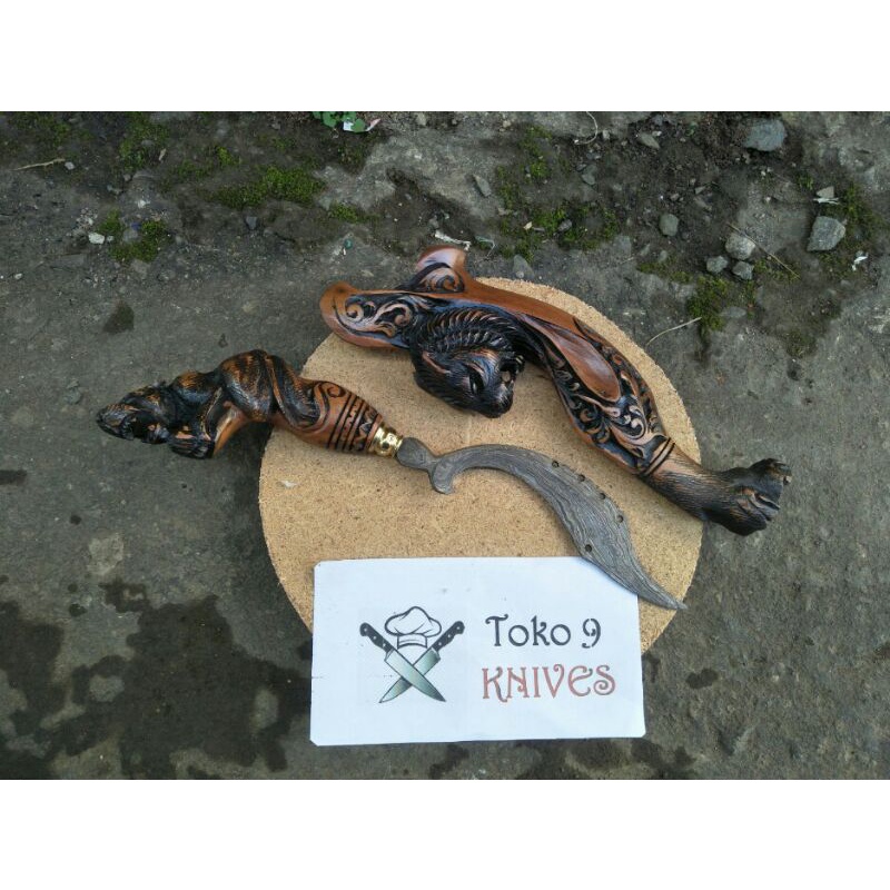 kujang pamor asli kecil