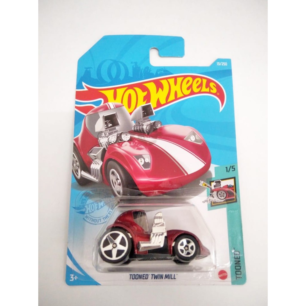 Diecast Hot Wheels TOONED TWIN MILL Merah HW Hotwheels Mobil Mainan