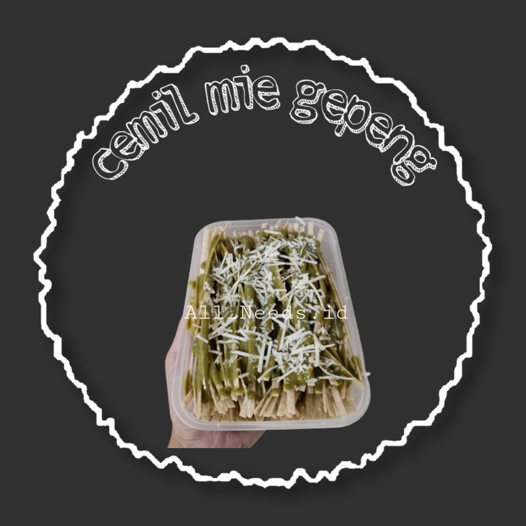 

mie lidi green tea keju/mie gepeng/mie lidi 2 rasa