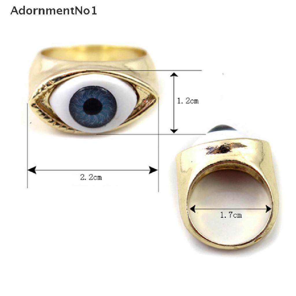 (AdornmentNo1) Cincin Mata Vampire Gaya Retro Vintage Punk Gothic Untuk Wanita