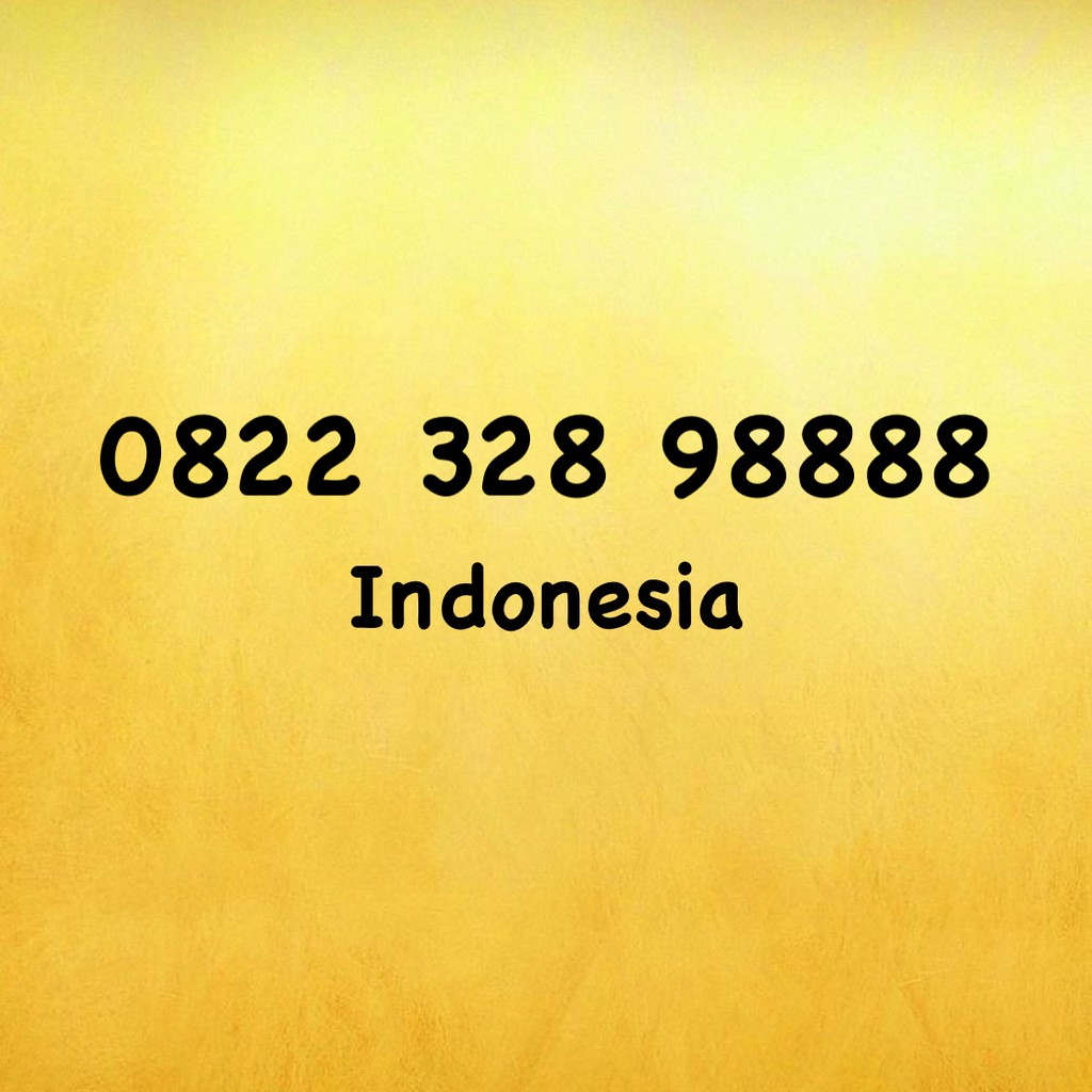 Nomor Cantik Simpati LOOP Kuartet A - 8888 - 9888 - 0822 328 98888