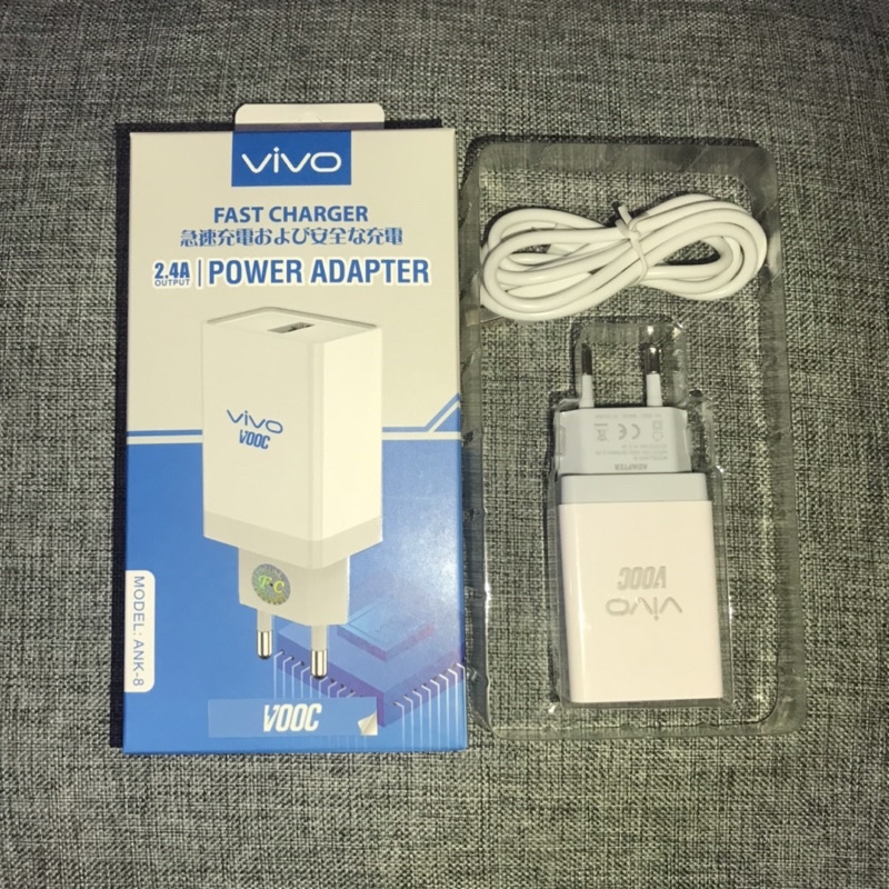 CHARGER ORIGINAL VIVO Micro USB/Type C VOOC Travel Charger