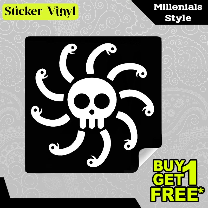 

Stiker Sticker Boa Hancock Logo Anime One Piece Serial Kartun Jepang Populer Aesthetic Bahan Vinyl Satuan Anti Air