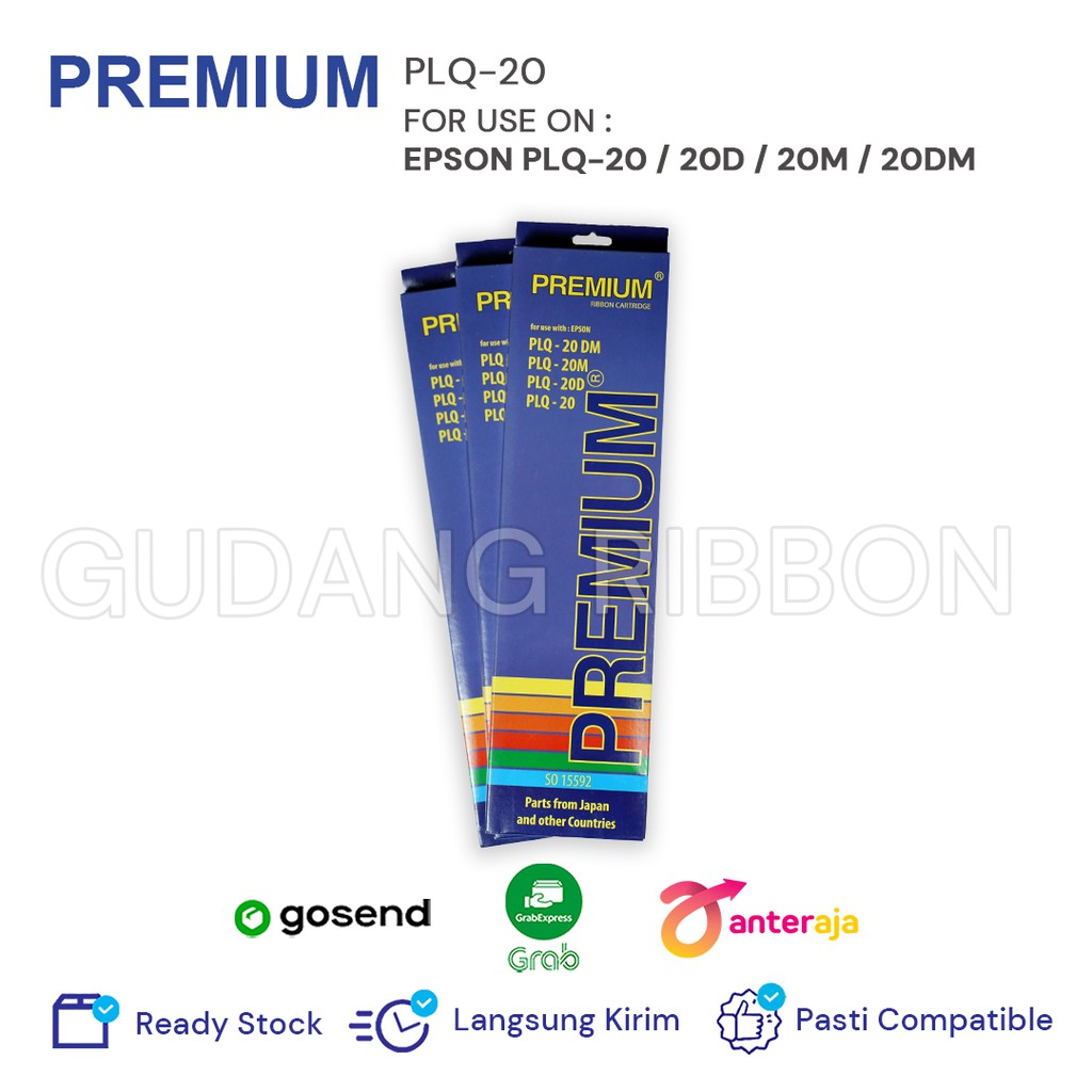 PREMIUM RIBBON CARTRIDGE PLQ20 PLQ20M PLQ20K