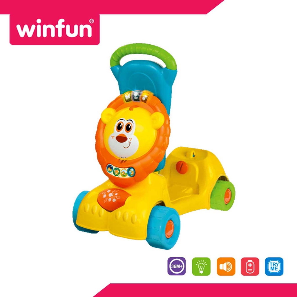 Winfun 3-in-1 Grow With Me Lion Scooter