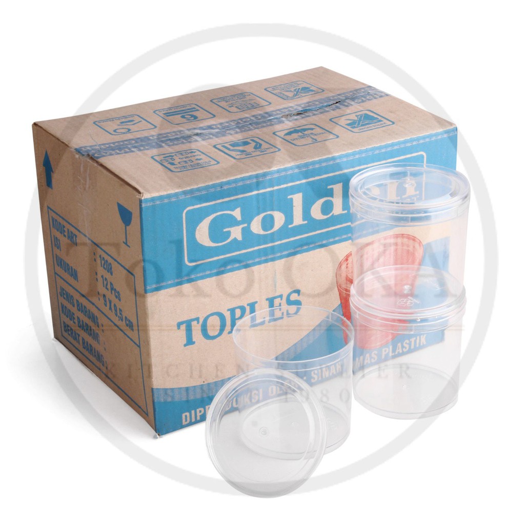 Stoples Kue Kering 250gr - Golden Gelas Lurus Tinggi