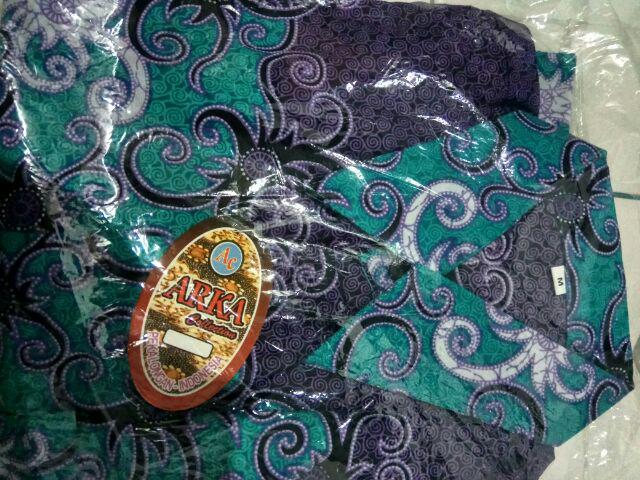 Promo 4.4 Bswart Batik Hrb026 Kenongo Padi Pekalongan M L Xl Batik Pria Murah Modern Grosir