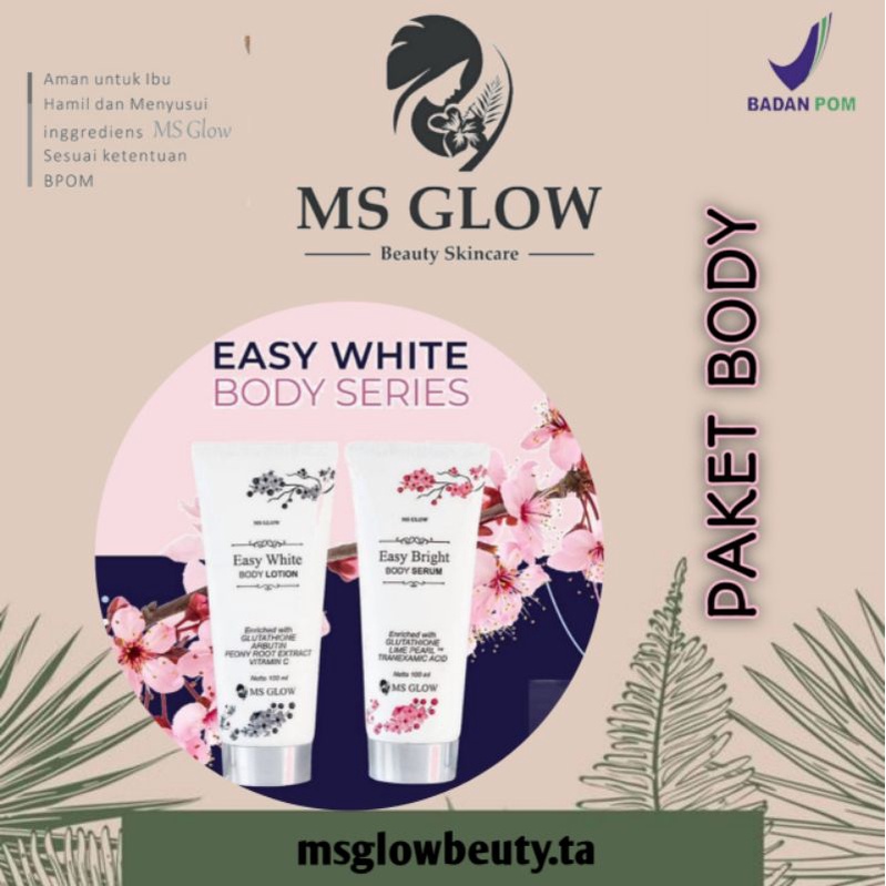 PAKET BODY MS GLOW / BODY LOTION MS GLOW / BODY SERUM MS GLOW / BODY MS GLOW / PAKET BODY MS GLOW
