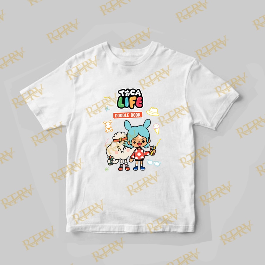 BAJU KAOS ANAK ANAK TOCA BOCA TOCA LIFE WORLD DOUBLE BOOK