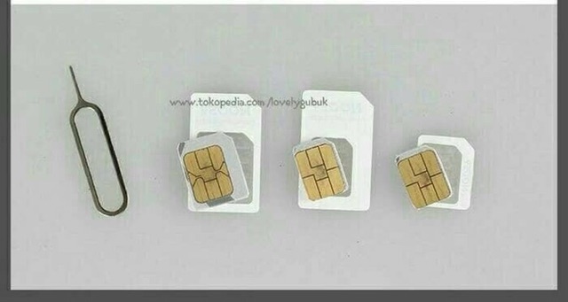 Simcard adaptor nossy 3 in 1 nano micro sim card murah grosir