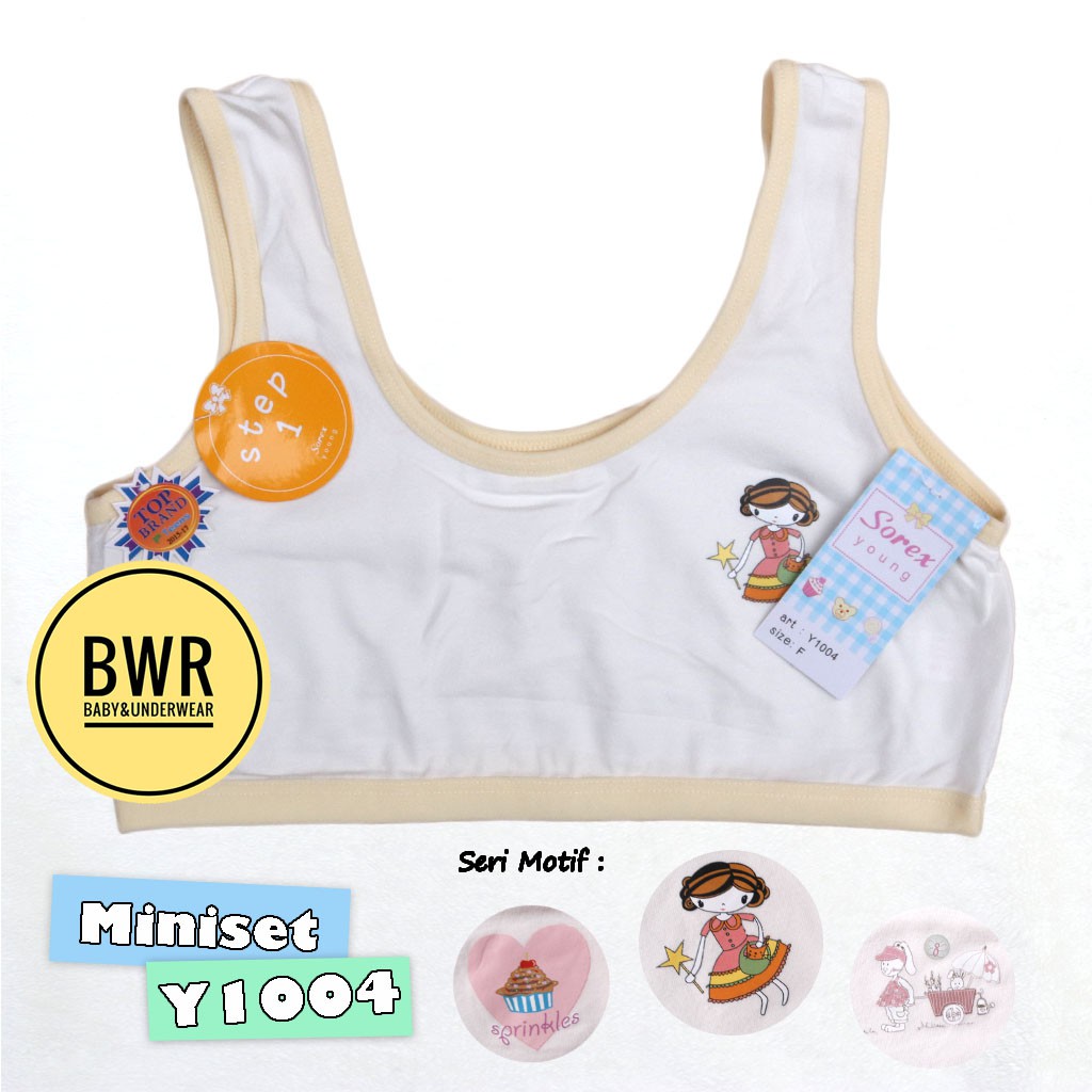 Miniset Sorex Y1004 Miniset Remaja ABG Tali Lebar Motif - Bwr