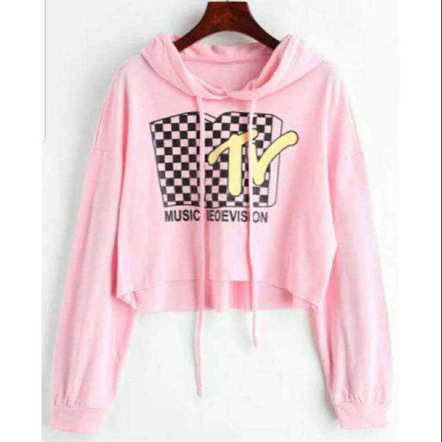 Sweater crop mtv fit L