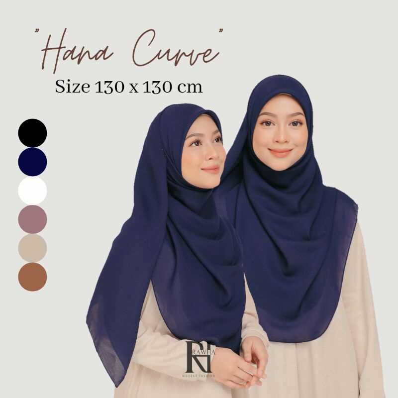 HANA CURVE SYARI 130 x 130cm by RAWHA