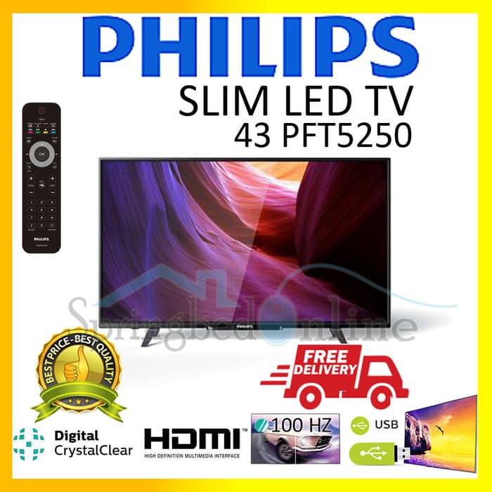 Jual Tv Led Philips 43  inch Tipe 43PFT5250 Harga Pabrik (Stock Tinggal Sedikit)