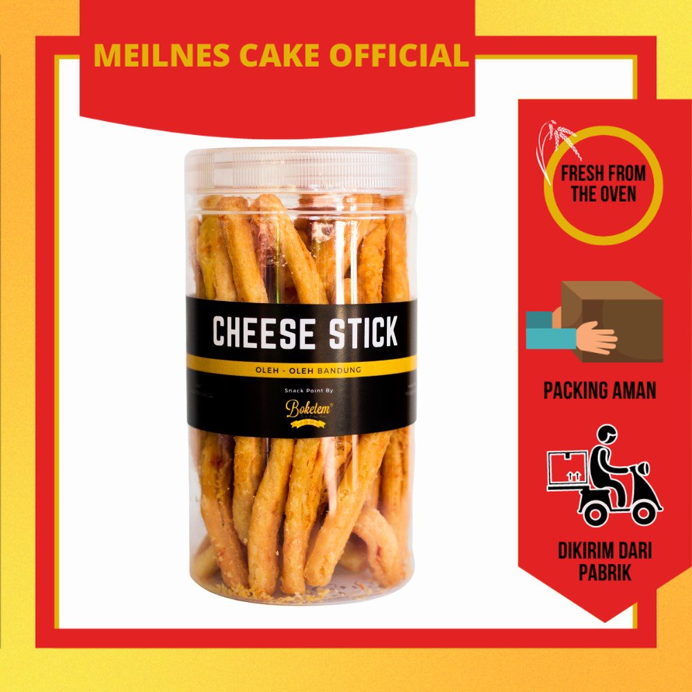 

Meiles - Cheesse Stick - Stick Keju - 300gr - Snack - Oleh Oleh Bandung