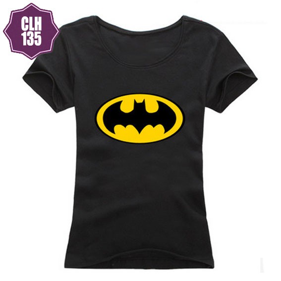 CLH-135 Black || Pakaian Atasan Wanita | Kaos Wanita | Kaos Batman