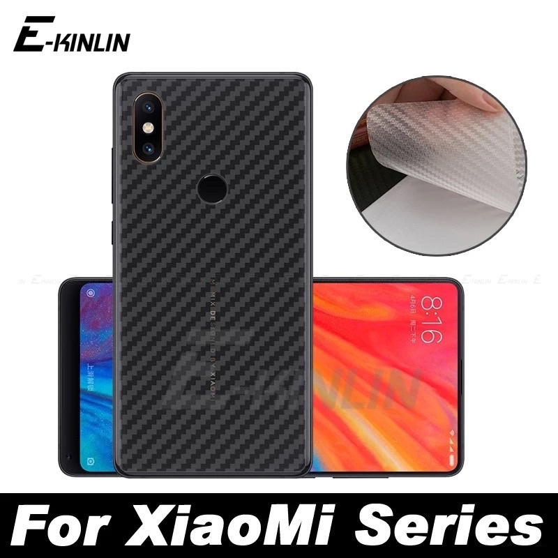 GARSKIN CARBON XIAOMI MI 11 LITE POCO M5S M4 PRO M3 M3PRO X3 NFC X3PRO PRO MI MAX 1 2 3 STIKER BACK SKIN ANTI JAMUR