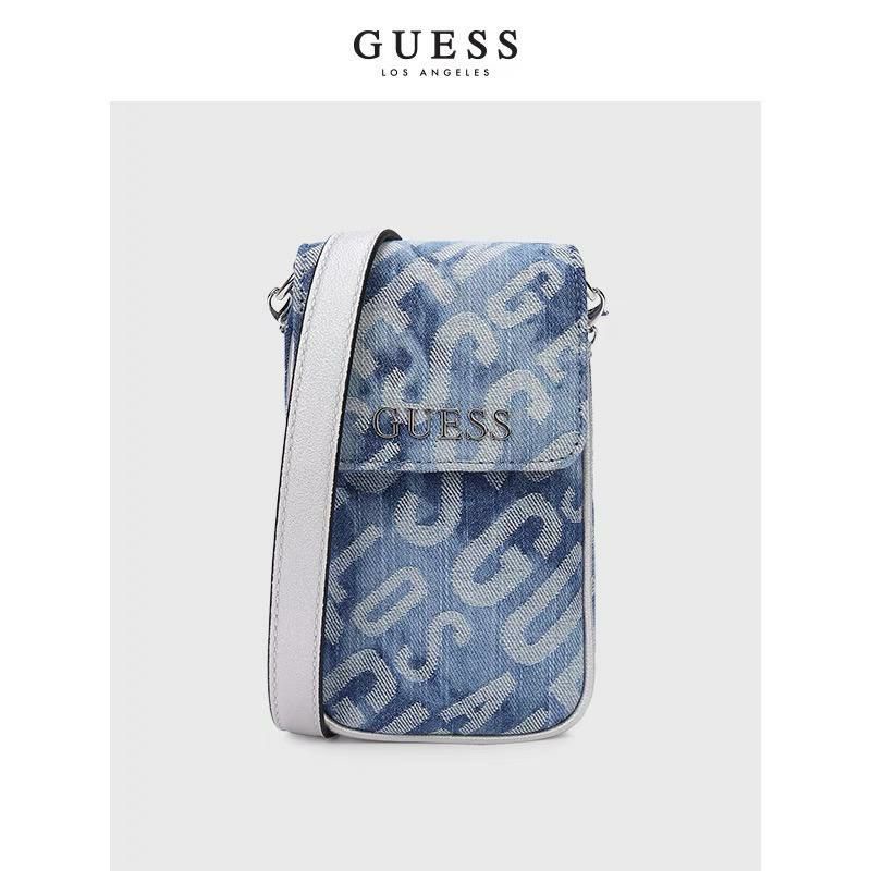 Guess gs Manhattan Mini Phone hp Bag | gs denim | GS-040 Tas selempang / Tas tempat handphone
