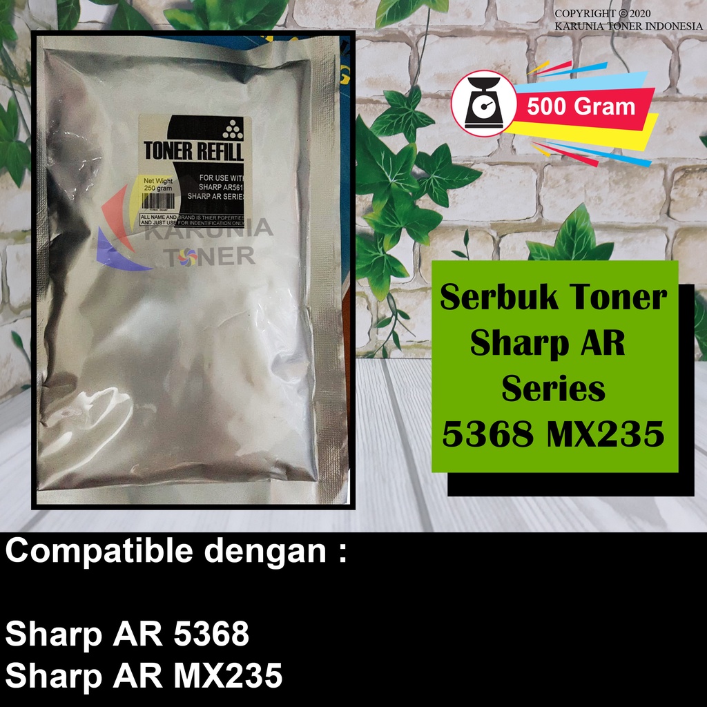 Serbuk Toner SHARP MX AR SERIES AR5618 5618 AR5623 5623 MX235 500 GRAM