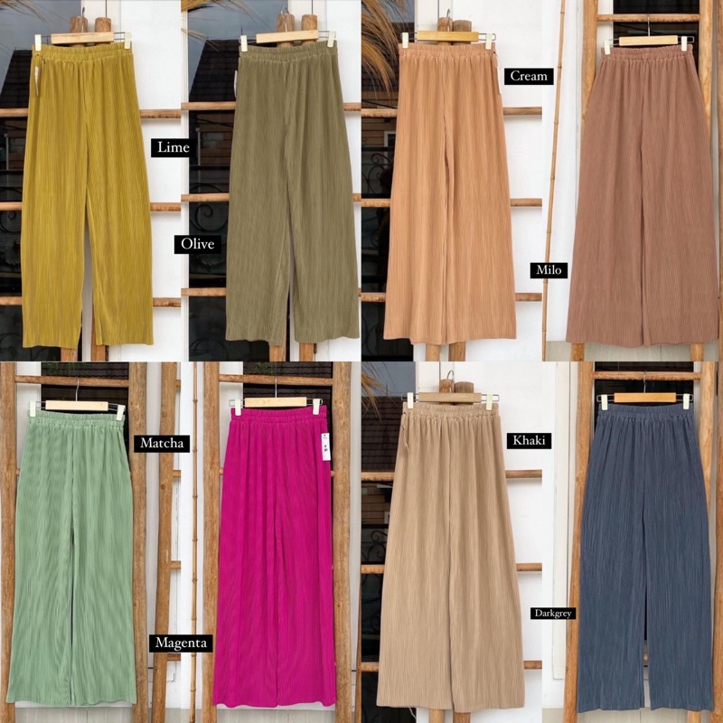 Celana Kulot Plisket Makassar