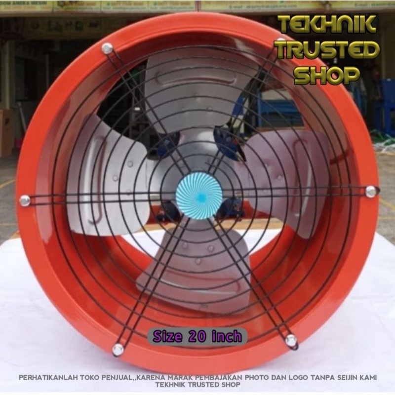 Drum Fan tabung 20" 1500 watt Cylinder Blower ventilator exhaus dinding