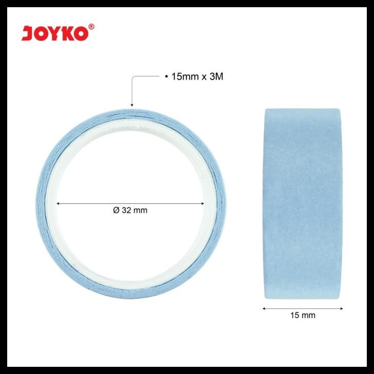 

Washi Tape Joyko / Selotip Kertas Warna Joyko Wt-100 15Mm X 3M