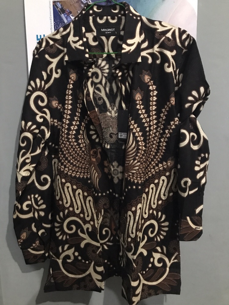 Maginot Kemeja Batik Pria Narendra-ss Lengan Pendek