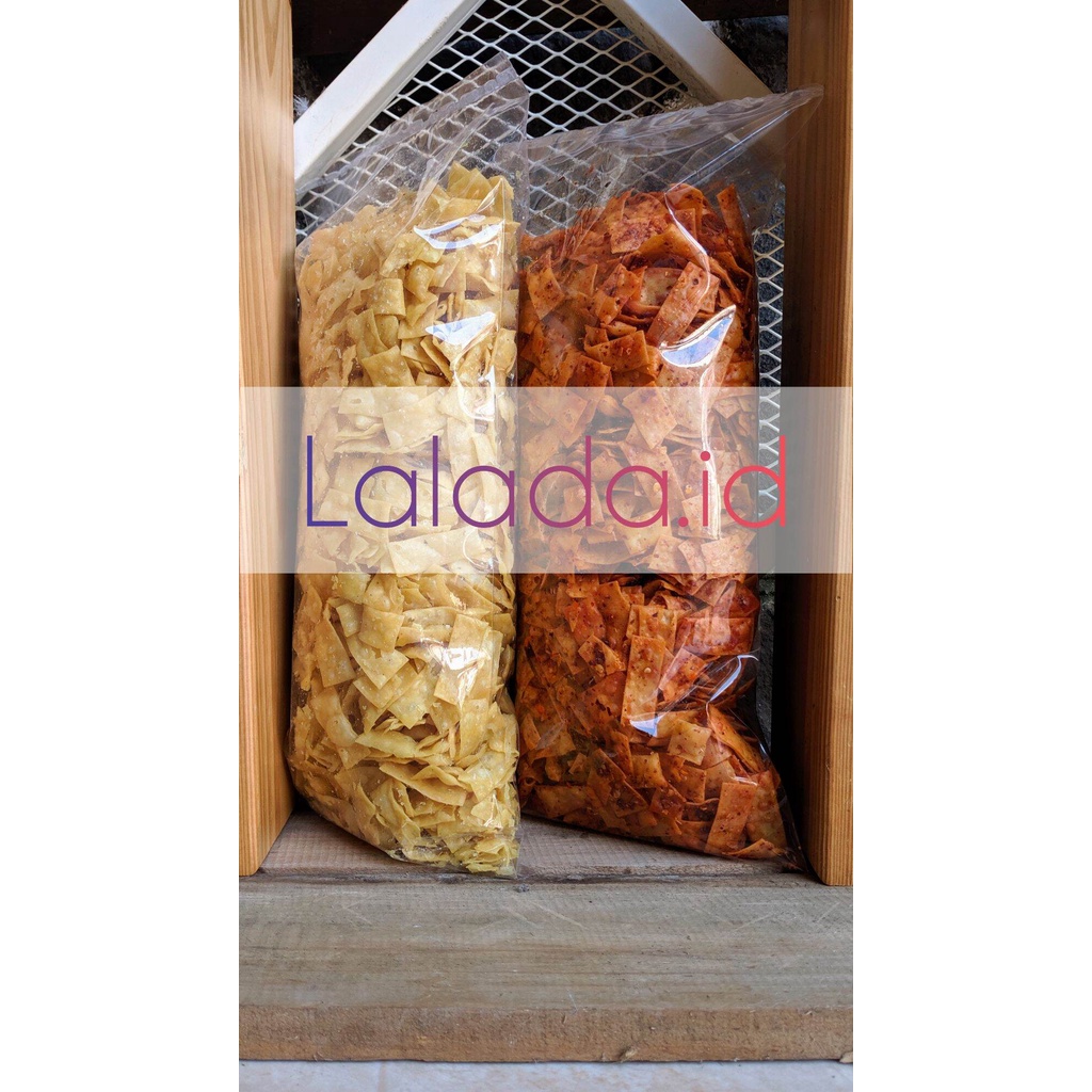 

pangsit goreng pedas isi 500gr/sebring batagor kering gurih/extra hot/ jeletot/camilan murah/kerupuk bandung/jajanan murah/kekinian/gratis ongkir/bisa cod/TAKJIL BUKA PUASA/KUE LEBARAN