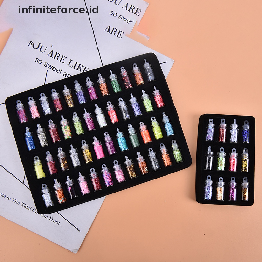 (infiniteforce.id) Manik-manik Berlian Imitasi 3D Untuk Dekorasi Nail Art DIY