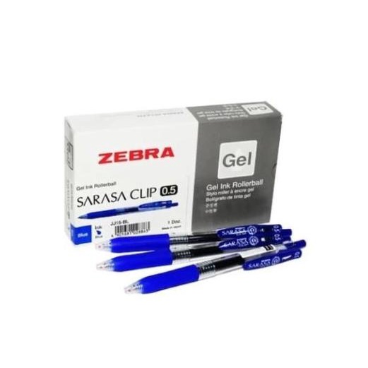 

PULPEN / PEN GEL ZEBRA SARASA CLIP 0.5 / 0,7 (12pcs) - Hitam, 0.5 ---Terbaru---