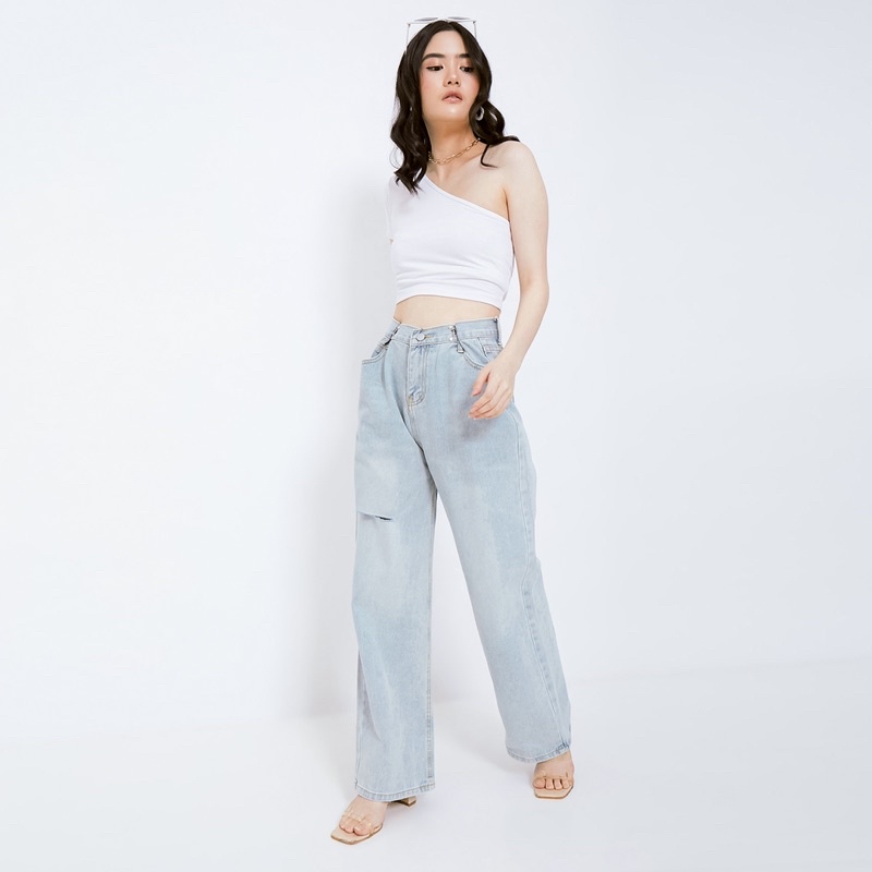 VIERLIN - Jeans 8225 - CELANA BAGGY JEANS WANITA