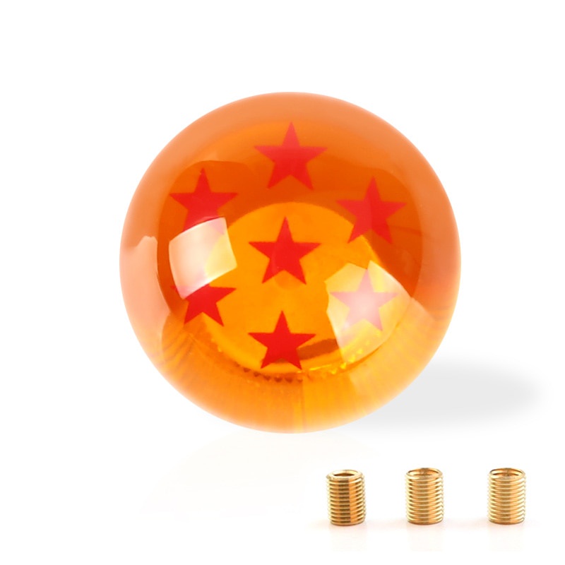 Knob Tuas Perseneling Mobil Manual Universal Desain Dragon Ball 1-7 Bintang Warna Amber Gradasi