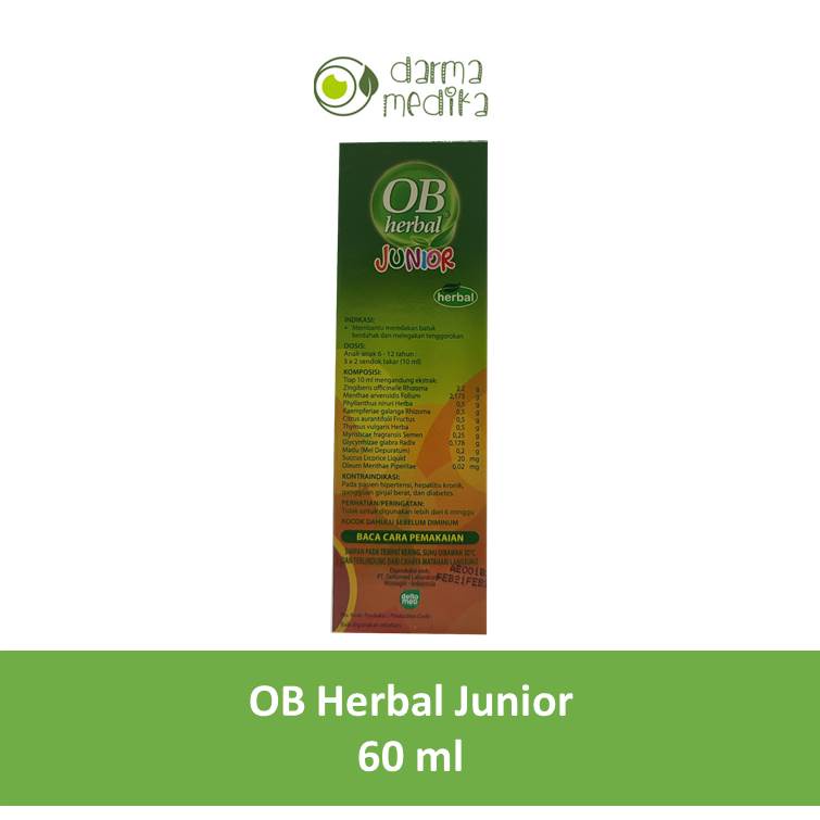 OB Herbal OBHerbal Junior 60 ml 60 ml Obat Batuk