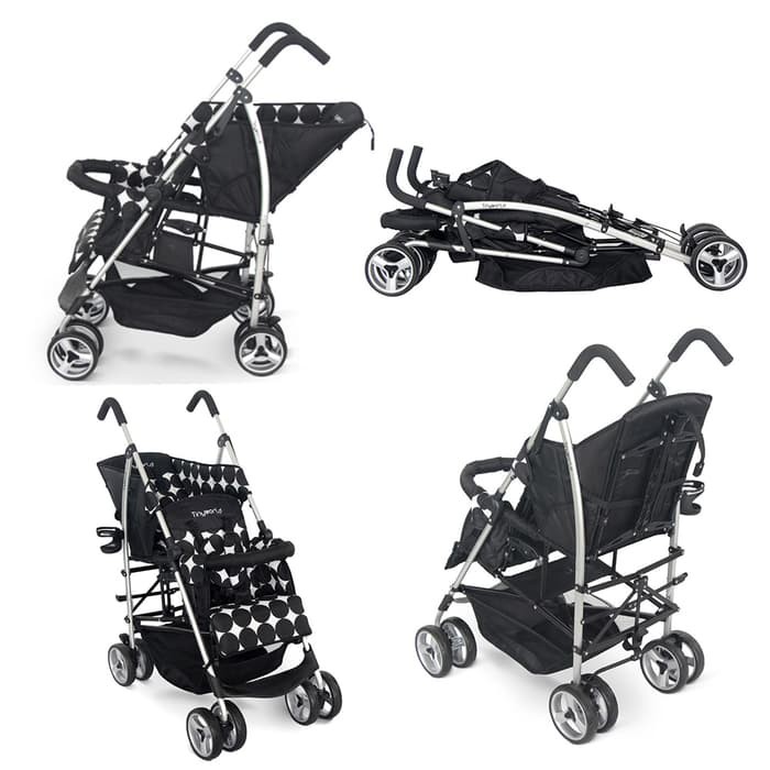 Ibu & Bayi - Stroller & Alat Bantu Bawa Bayi - Stroller - Tandem Twin Double Stroller Kembar Baby