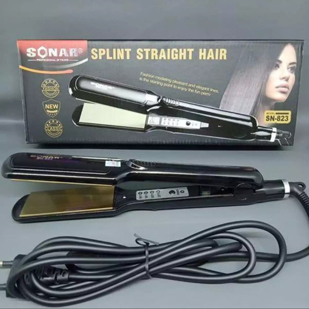 Berkah Oldshop 88 - CATOKAN RAMBUT SONAR SN 823 / catok rambut 823 CATOK PELURUS RAMBUT