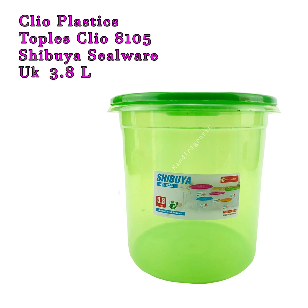 Clio Plastics *  Toples Clio * Shibuya Sealware * 3.8 L * 8105