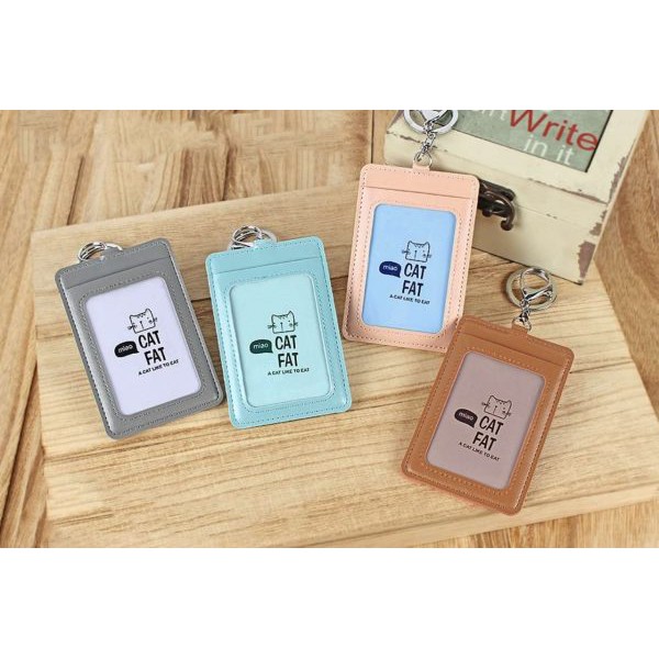 

Name Tag Miao Cat / Name Tag ID Card Holder