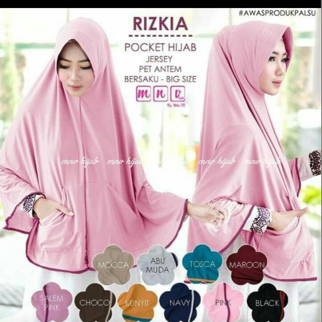 HIJAB INSTANT RIZKIA SAKU