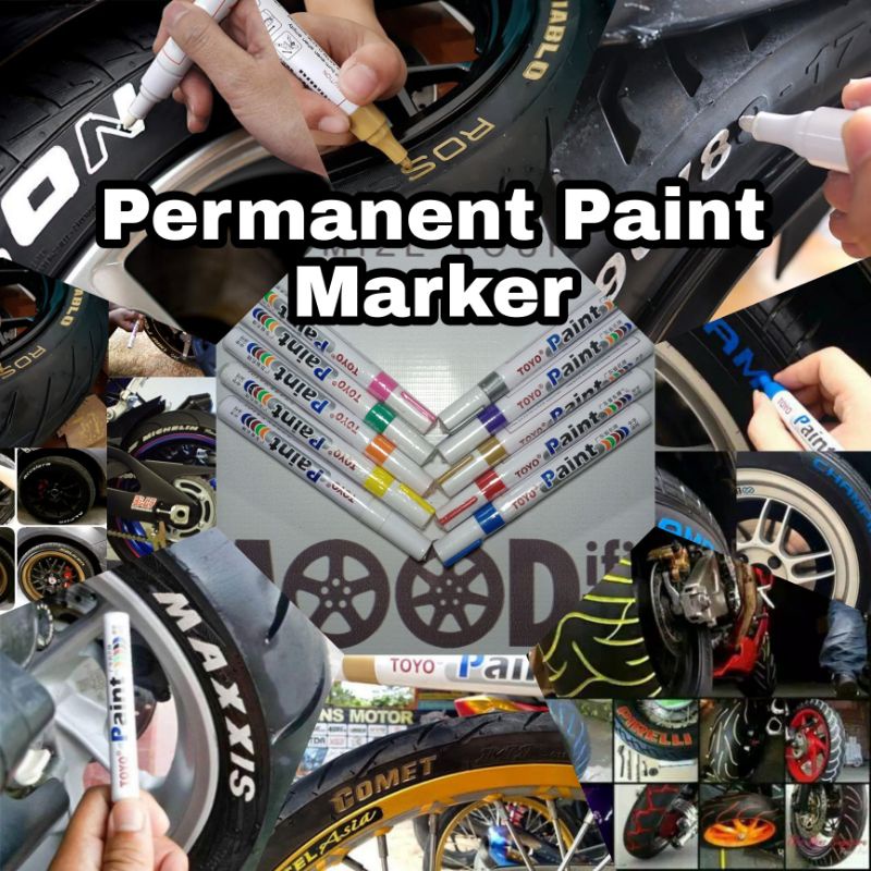 

Spidol Ban (Permanent Paint Marker)