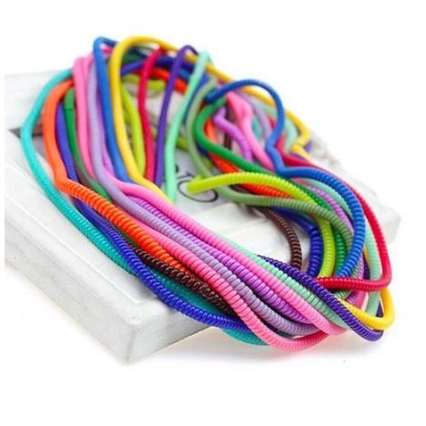 Pelindung Kabel Spiral 1 Warna Charger / Headset Cable Protector Solid