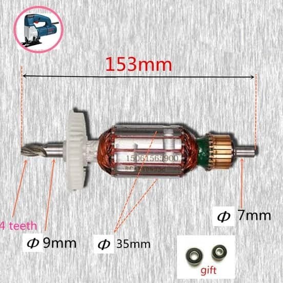 Armature / Angker BOSCH GST 80PBE